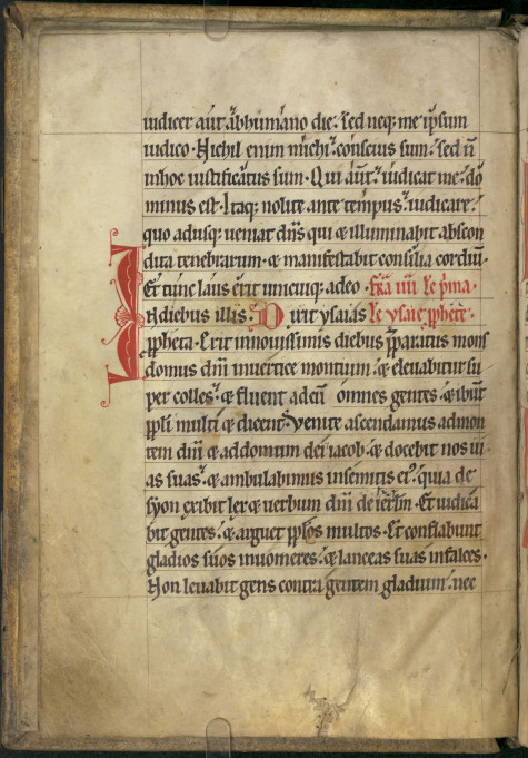 A page of medieval text written in Gothic bookhand.